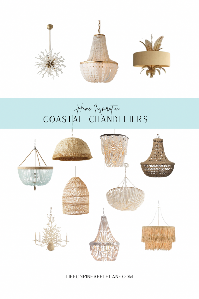 12 Gorgeous Coastal Chandeliers - Life on Pineapple Lane