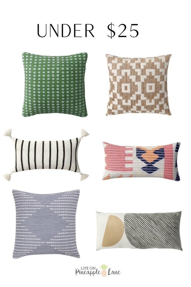 The Best Outdoor Pillows For Summer Life on Pineapple Lane