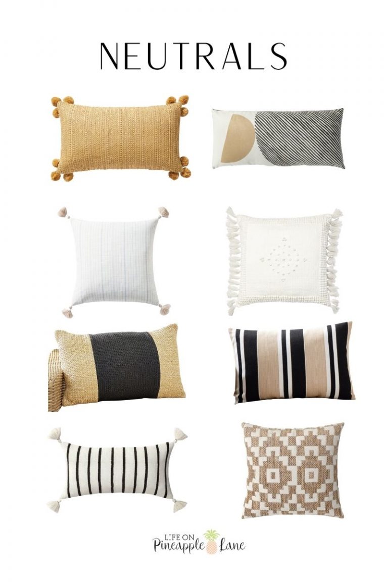 The Best Outdoor Pillows For Summer Life on Pineapple Lane