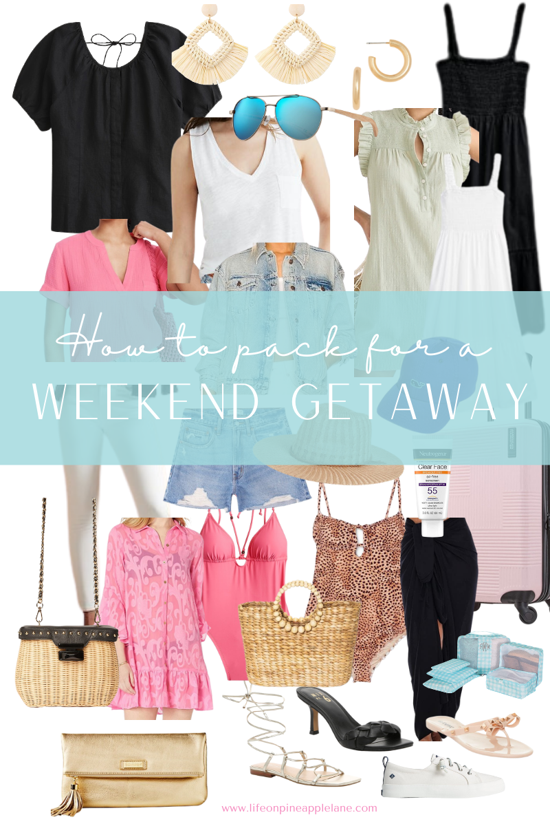 What to Pack For A Summer Weekend Getaway - Life on Pineapple Lane