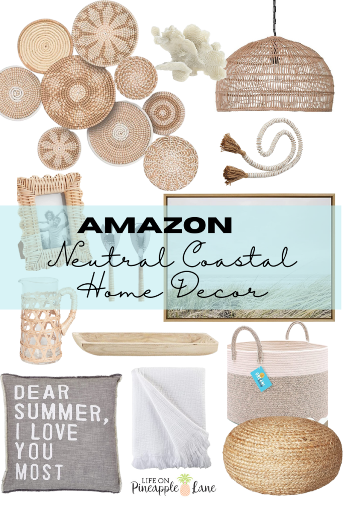 Amazon best budget-friendly neutral coastal home decor finds